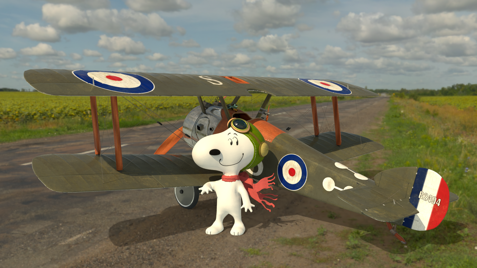 Sopwith Camel and Snoopy preview image 1